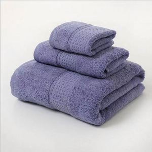 Custom Logo High Quality 100% Cotton Plain Thickened Absorbent Full Cotton Gift Face Home Hotel <b>Bath</b> Towel - Product Image 6