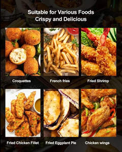 Freidora Eléctrica de Alta Eficiencia y Ahorro de Aceite, Freidora Comercial de un Solo Tanque, Máquina para Freír Pollo para Restaurantes - Product Image 6