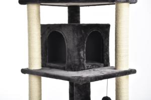 <span class=keywords><strong>Simple</strong></span> Arbre à Chat Maison Arbre à Gratter Escalade En Bois Meubles Pour Animaux De Compagnie - Product Image 3