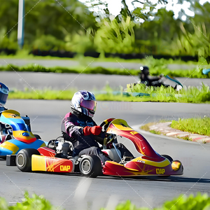 Karting pas cher 200cc pour adultes, électrique, à essence, karting de course, manèges d'amusement à vendre - Product Image 2