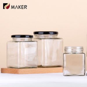 Bocaux en verre personnalisés pour sauces au miel aux fruits secs, beurre de cacahuète, sauce chili aux noix, avec couvercles à vis pour le stockage des aliments dans la cuisine - Product Image 3