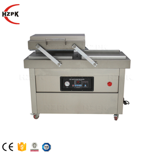 Hzpk dz 400 500 600 شبه ماكينة تقطيع اللحم الغذاء مكعب بلاستيكي حقيبة الحرارة ختم مضخة مزدوجة غرفة فراغ ماكينة تعبئة السدادات - Product Image 3