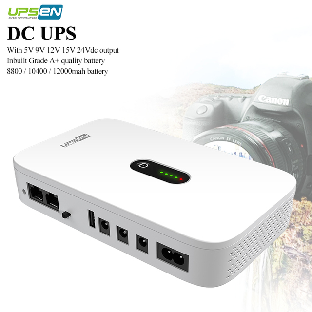 2026 POE Port Mini DC UPS with 5V 9V 12V 24V Output Inbuilt Lithium Batteries AC Input with Range 85-265Vac