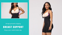 HEXIN Nuevo Diseño, Faja Reductora de Cintura Alta y Moldeadora de Muslos, Lencería Moldeadora de Cuerpo Completo para Mujer