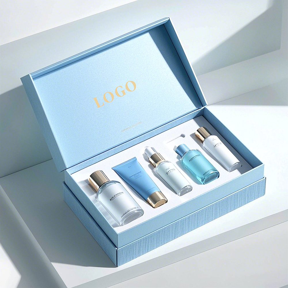 skin care packaging sets neutral colors