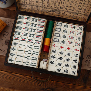 Scatola di Mahjong in Stile Retrò, Souvenir Turistico, Piccolo Regalo di Specialità Cinese. - Product Image 4