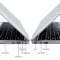Ordinateur portable convertible YOGA 360 degrés 11,6 pouces 8 Go de RAM DDR4 128 Go de SSD Wi-Fi 2,4G/5,0G Intel Celeron Z8350 Windows 10 Pro Nouveau modèle professionnel