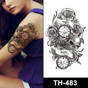 Kit de tatouages temporaires Qianyu pour fête, autocollants de <span class=keywords><strong>tatouage</strong></span> corporel sexy imperméables - Product Image 6