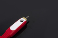 Couteau à mastic multifonctionnel en acier inoxydable de 1,6 mm avec manche en fibre de verre pour le plâtrage et le décapage de papier peint