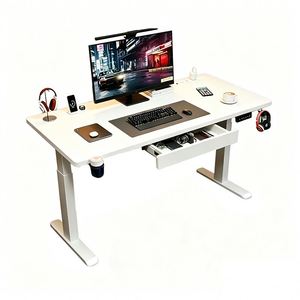 Bureau <span class=keywords><strong>de</strong></span> télétravail électrique avec USB, <span class=keywords><strong>réglable</strong></span> en hauteur, assis-debout, vente en gros d'usine, prix bas, pieds en bois massif et métal - Product Image 5