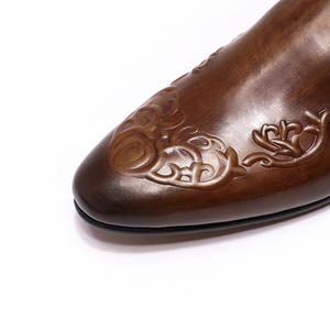 Zapatos italianos de cuero para <span class=keywords><strong>hombre</strong></span>, <span class=keywords><strong>mocasines</strong></span> formales de lujo, <span class=keywords><strong>2020</strong></span> - Product Image 2