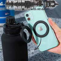 Tasse thermos en acier inoxydable 304 de grande capacité transfrontalière support de téléphone portable magnétique Pot d'espace portable