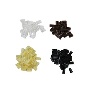 Pegamento para Uñas de Queratina en Forma de U, Color Negro, Marrón, Ámbar y Blanco, para Extensiones de Cabello con Cápsulas de Queratina
