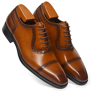 Top 10 des marques de chaussures les plus vendues pour hommes, chaussures tendance à lacets pour hommes, chaussures <span class=keywords><strong>en</strong></span> <span class=keywords><strong>cuir</strong></span> véritable de haute qualité, chaussures habillées pour hommes - Product Image 6