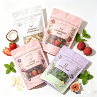 Sachets refermables pour aliments, sachets à fermeture éclair pour fruits secs, sachets auto-scellants en aluminium