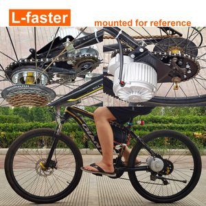 <span class=keywords><strong>Kit</strong></span> de Motor Eléctrico para Bicicleta <span class=keywords><strong>Eléctrica</strong></span> con <span class=keywords><strong>Rueda</strong></span> <span class=keywords><strong>Delantera</strong></span> Gruesa de 16, 20 y <span class=keywords><strong>26</strong></span> <span class=keywords><strong>Pulgadas</strong></span>, Motor de CC de 36 V y 250 W con Engranaje de Escobillas - Product Image 5