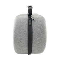 Sac de rangement portable étanche et antichoc en EVA pour casque et manettes Quest 2/3/3S (25x12x12cm) Noir Gris