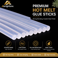 Bâtons de colle chaude transparente haute adhérence de 7 mm pour pistolets à colle, disponibles en plusieurs longueurs pour les travaux manuels, les réparations, OEM ODM