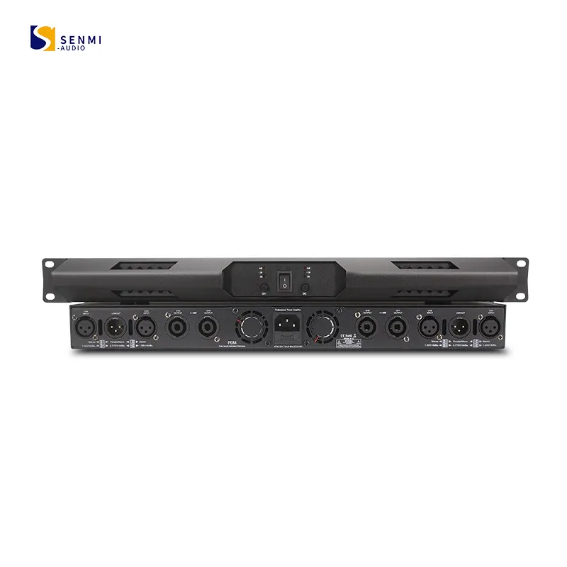 SUA-D400 2023 hot selling professional 1U class d digital amplifier 4 ohm 2000W*4 channel for stage dj
