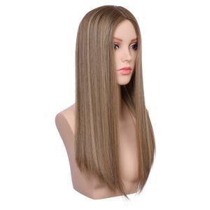 卸売済み、プレプラッキング済みの本物の中国人人毛バージンヘアウィッグ（シルクベース付き） - Product Image 2