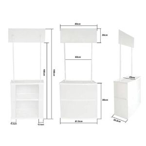 Offres Spéciales ABS EN PLASTIQUE pliant <span class=keywords><strong>publicité</strong></span> PP <span class=keywords><strong>table</strong></span> de promotion vente facile <span class=keywords><strong>table</strong></span> Support De Promotion - Product Image 3