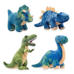 Wholesale High quality Plush Dinosaurs 4 Pack 10'' Long Kids Stuffed Animal Assortment Great Set Kids Stuffed Dino toys