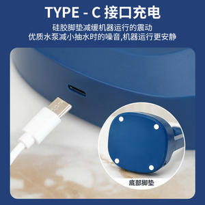 Smart Portable Water Dispenser Pump With Usb Power Blue Plastic Body One Touch Water Dispensing For <b>Desk</b> Outdoor Use - Product Image 5