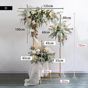 Ensemble de fleurs artificielles de haute qualité, toile de fond florale réaliste pour mariage, anniversaire, boutique de vêtements, décoration de table, fournisseur de fête - Product Image 2
