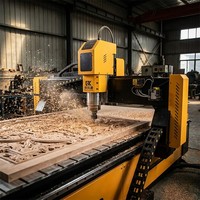 Router CNC de 3 Ejes de Alta Tecnología 4*8 pies 1325 para Tallado de Madera