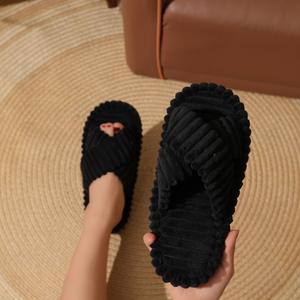 En Oferta: Nueva Tendencia de Moda Otoño-Invierno, Algodón Rizado de Doble Barra para Pantuflas, Colores Dulces para el Hogar, Hotel, con Alta Popularidad - Product Image 3