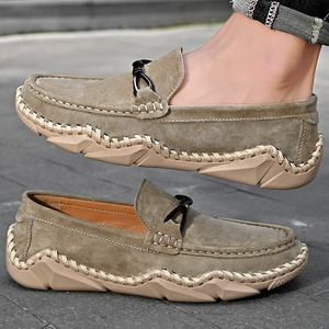 Mocassins Souples pour Homme, Chaussures de Conduite en Daim, Bateaux de Luxe, Chaussures Décontractées en Cuir Véritable pour Homme, Mocassins de Marche – Approvisionnement d'Usine - Product Image 3
