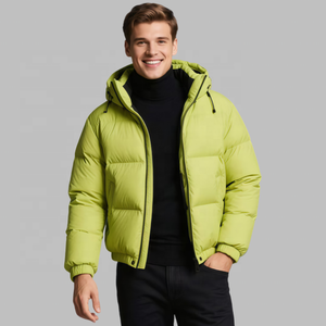 Veste de <span class=keywords><strong>ski</strong></span> softshell à fermeture éclair personnalisée pour affaires commerciales manteau de canard de baseball avec capuche style décontracté fermeture à glissière - Product Image 1