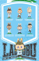 100% Original et Authentique pour Monster Popmart Labubu Série Football Argentine Boîte Mystère Équipe de Football PVC Monster Popmart Labubu