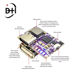 Convertidor de Voltaje Tipo-C/Micro USB de 5V a 4.2V 3A, Módulo Elevador de Potencia, Accesorios para Banco de Energía Móvil con Indicador LED de Protección - Product Image 2