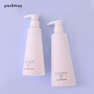 350ml 500ml PET Tapered <b>Pump</b> <b>Bottle</b> for Men Body Wash Lotion - Male Shower Gel Cosmetic Container Wholesale - Product Image 5