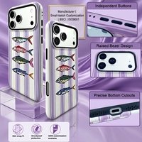 Casing HP Custom Print Dua Lapis untuk IPhone16 17 18 Pro Max, Fleksibel, Halus, Anti Guncangan, dan Tahan Gores