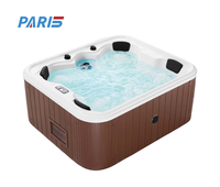 Bain à remous extérieur 2.1m Nouveau Spa sain Baignoires avec jets de massage air et eau Bains à remous Spa familial Piscine hors sol sans fin