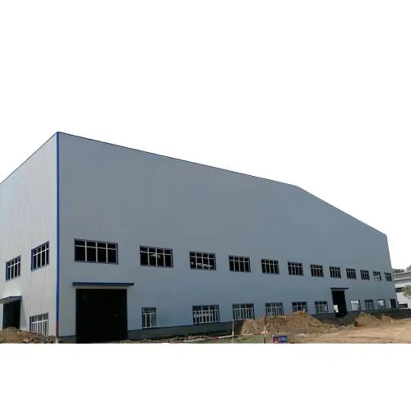 Hangar en acier d'entrepôt d'atelier de style chinois de bâtiment préfabriqué de structure métallique d'usine de fournisseur de la Chine