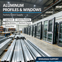 Fenêtres coulissantes en aluminium pour projets commerciaux et résidentiels, avec verre trempé, étanches et ventilées, pour balcons de villas