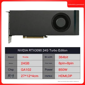 การ์ดจอเวิร์กสเตชันรุ่นปรับแต่งเอง RTX 3060/3080/3090/4060 <span class=keywords><strong>Ti</strong></span>/<span class=keywords><strong>4070</strong></span> <span class=keywords><strong>Ti</strong></span>/4090 ความจุ 8GB GDDR6 พัดลมใหม่ RTX2080 - Product Image 5