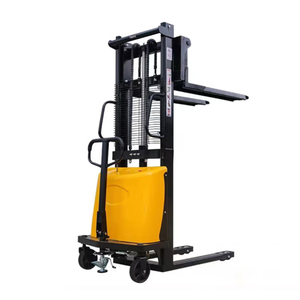 איכות גבוהה מזרן חשמלי מערם מלגזה למחצה חשמלי חדש המשמש עבור חנויות לתיקון מכונות מסעדות קמעונאיות - Product Image 3