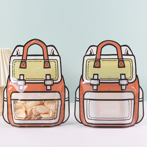 Die Cut School Shaped Ziplock Bag Child Gift Candy Packaging Storage Bag for Child Food Snack Bag Low MOQ - Product Image 3