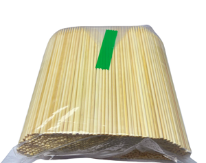 Herramientas para barbacoa, pinchos desechables de bambú, palos de madera de bambú, vajilla degradable, palo de 50cm y 40cm - Product Image 3