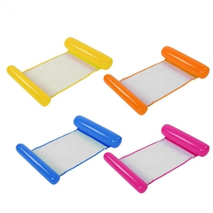 Matelas flottant <span class=keywords><strong>gonflable</strong></span> 2 tubes en PVC pour <span class=keywords><strong>piscine</strong></span>, chaise longue de bain en maille, jouet aquatique d'été pour extérieur - Product Image 6