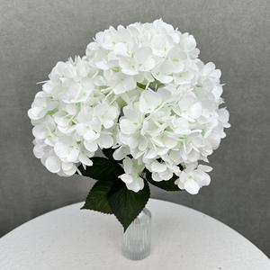Panno di seta a 5 teste 480 ortensie artificiali 48cm per la decorazione della casa di nozze Hotel e decorazione della fase - Product Image 6