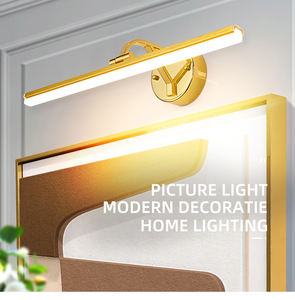 Lampe murale LED moderne et simple, nouveau design, pour intérieur, avec indice de protection IP44, idéale pour le salon, le miroir, la vanité, éclairage mural - Product Image 3
