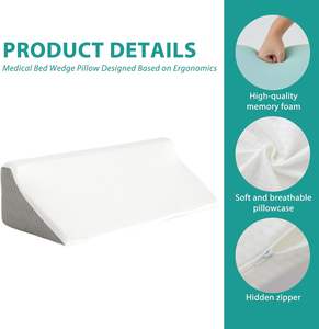 200tc ठोस पैटर्न फोम बिस्तर वेज और साइड सोने के लिए शरीर की स्थिति - Product Image 6