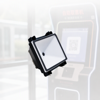 Module de scanner de codes QR 2D LONVILL CMOS à structure carrée, intégré TTL232 RS232 USB multi-interface pour kiosque de billetterie