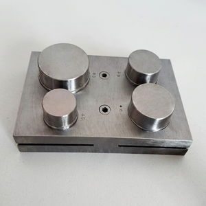 Ensemble de moules de moulage en fer pour bijoux, rectangulaires 23MM 25MM, et ensemble de 4 découpeurs de disques ovales pour la fabrication de bijoux - Product Image 1