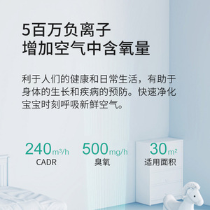 Air Purifier 320x192x645mm With 5 Layer Filter For Formaldehyde Removal And Humidify - Product Image 2